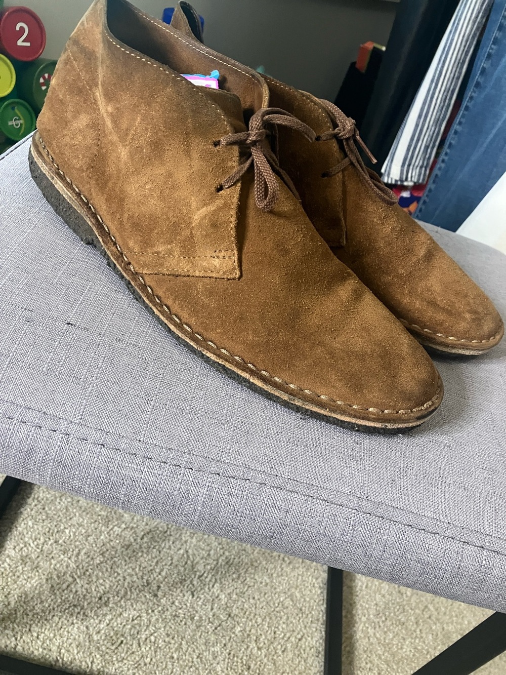 Brown Suede Men's Desert chukka Boots - Classic Casual Style